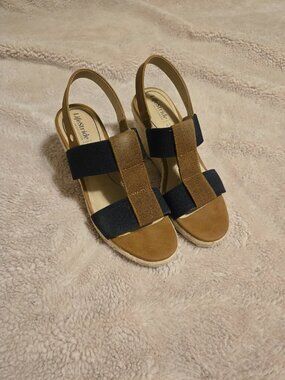 LifeStride Tallulah Espadrille Wedge Sandal Size 6